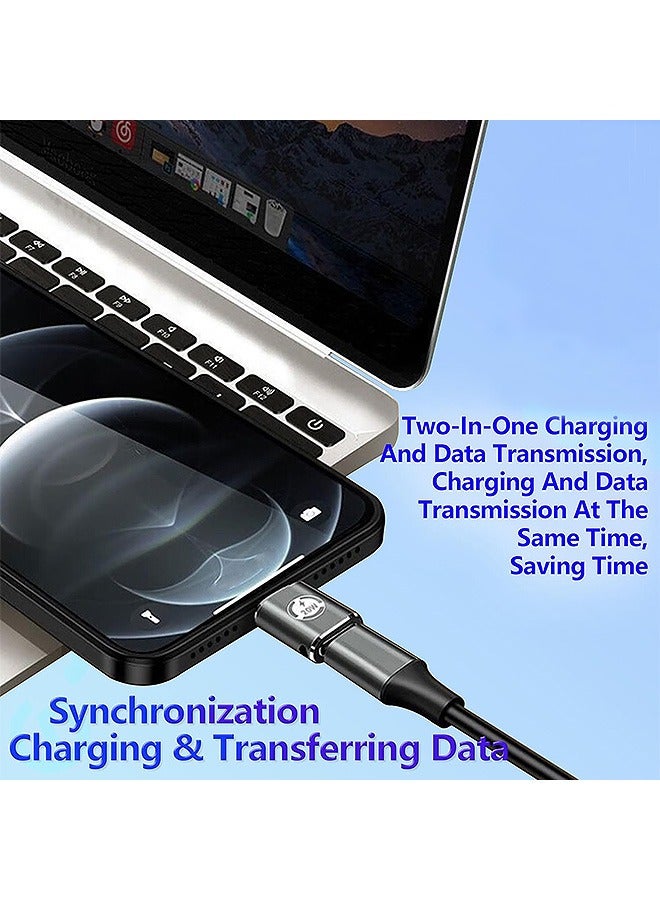 Gecomo USB C to Lightning Adapter 20W PD Fast Charging Data Transfer, [2 Pack] USB C Female to Lightning Male Adapter Supports for iPhone 14/13/12/11/XS/XR, iPad/iPod/AirPods, Not for OTG - Image 5